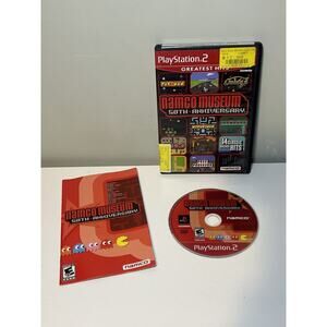 Namco Museum 50th Anniversary Sony PlayStation 2 2005 CIB Complete PS2 Tested